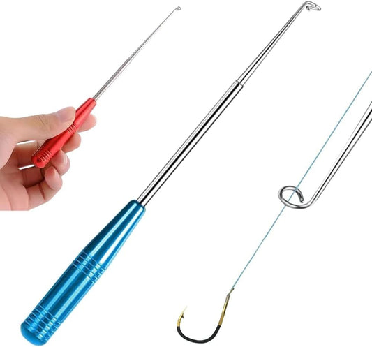 Fishing Hook Quick Removal Device, Stainless Steel Dehooking Fish Picker Fish Hook Remover Tool, Hook Extractor Accessories Tools with Storage Tube Fish Hook Disconnect Device